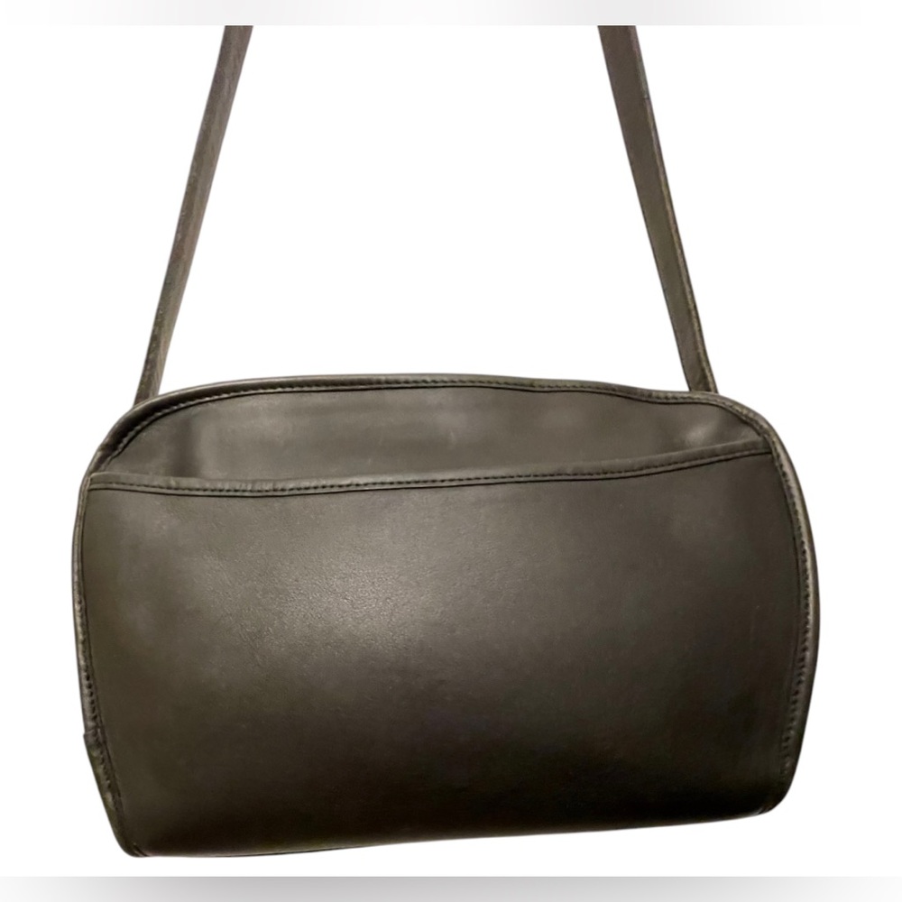 Coach Vintage Brighton Black Leather Crossbody Shoulder Bag Purse 9312. USA. - Picture 10 of 12
